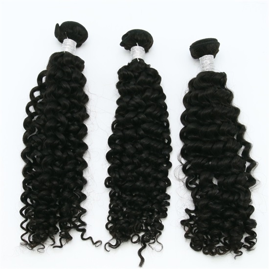Brazilian Hair Extensions Bundles 7A Deep Curly Thick End