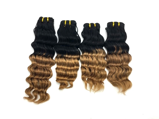#1B/#27 virgin Brazilian Deep Wave Hair